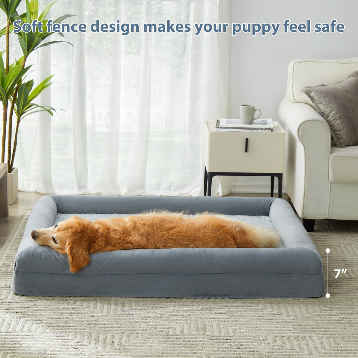 WNPETHOME XL Extra Large Orthopedic for Senior Dog Bed. Chosen for real quality, fits naturally