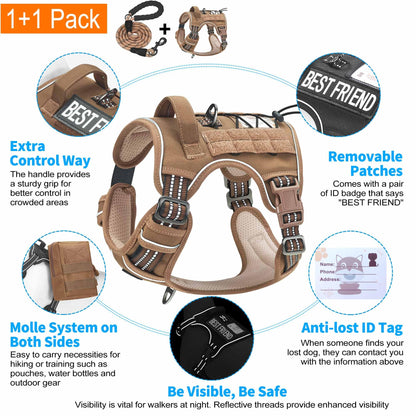 Beebiepet Heavy Duty Tactical Dog Harness for Small. Chosen for real quality, fits naturally into