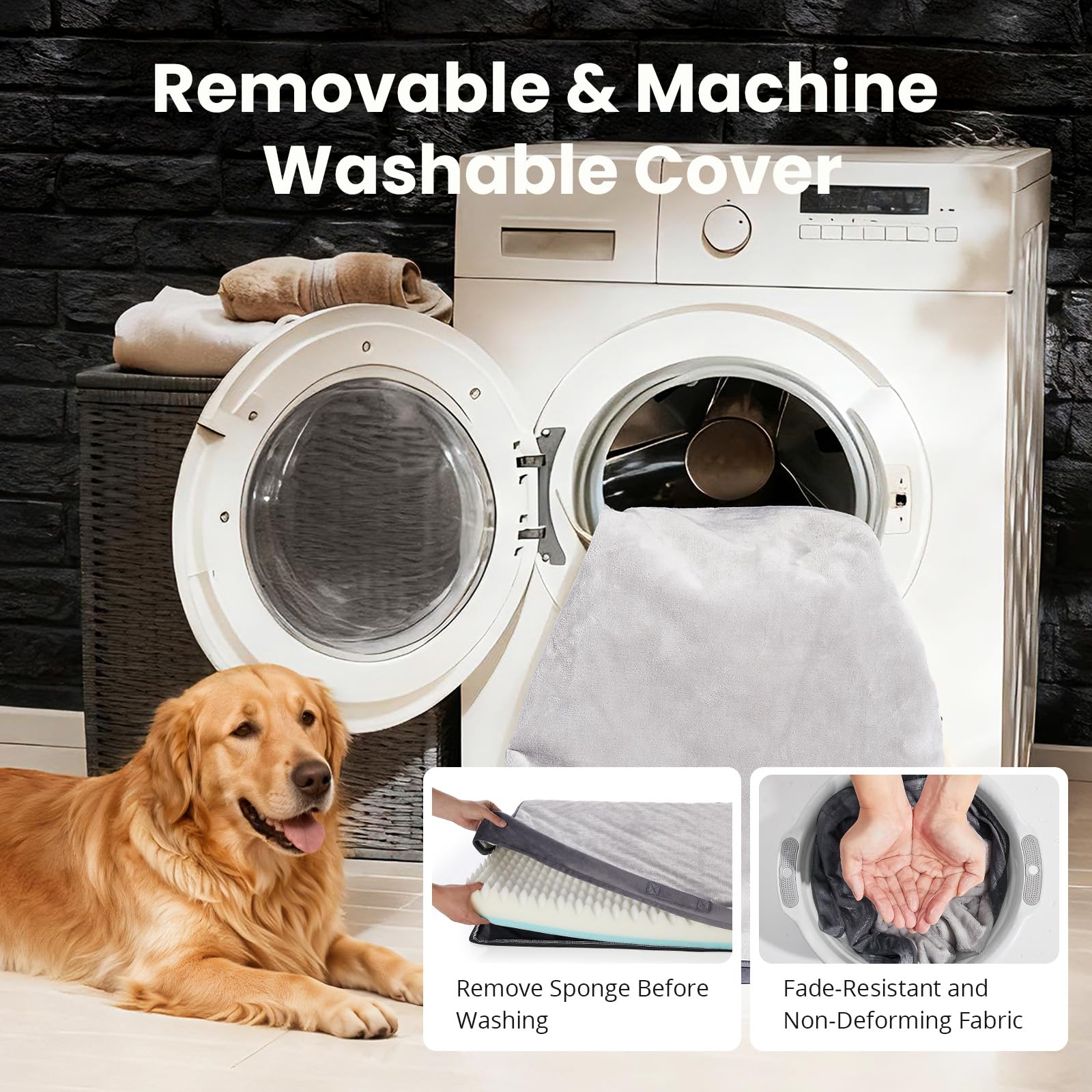OhGeni Orthopedic Waterproof Large Dog Bed. Chosen for real quality, fits naturally into modern pet