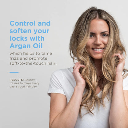 Soapbox Argan Oil Shampoo, Harsh Sulfate Free, Paraben & Silicone Free, Color Safe, and Vegan Hair Shampoo | Control & Soften Shampoo (33.8 Ounces)