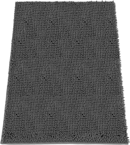 Absorbent Dog Door Mat for Muddy Paws, 48" x 30" Chenille Indoor Mats for Entryway, Trap Dirt Front Door Mat Indoor Entrance Washable Non Slip Soft