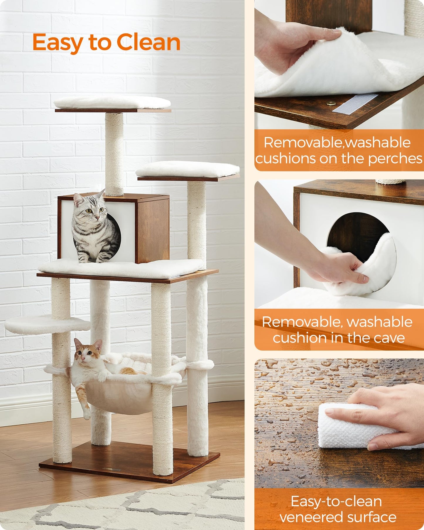 Feandrea Cat Tree. Chosen for real quality, fits naturally into modern pet homes.