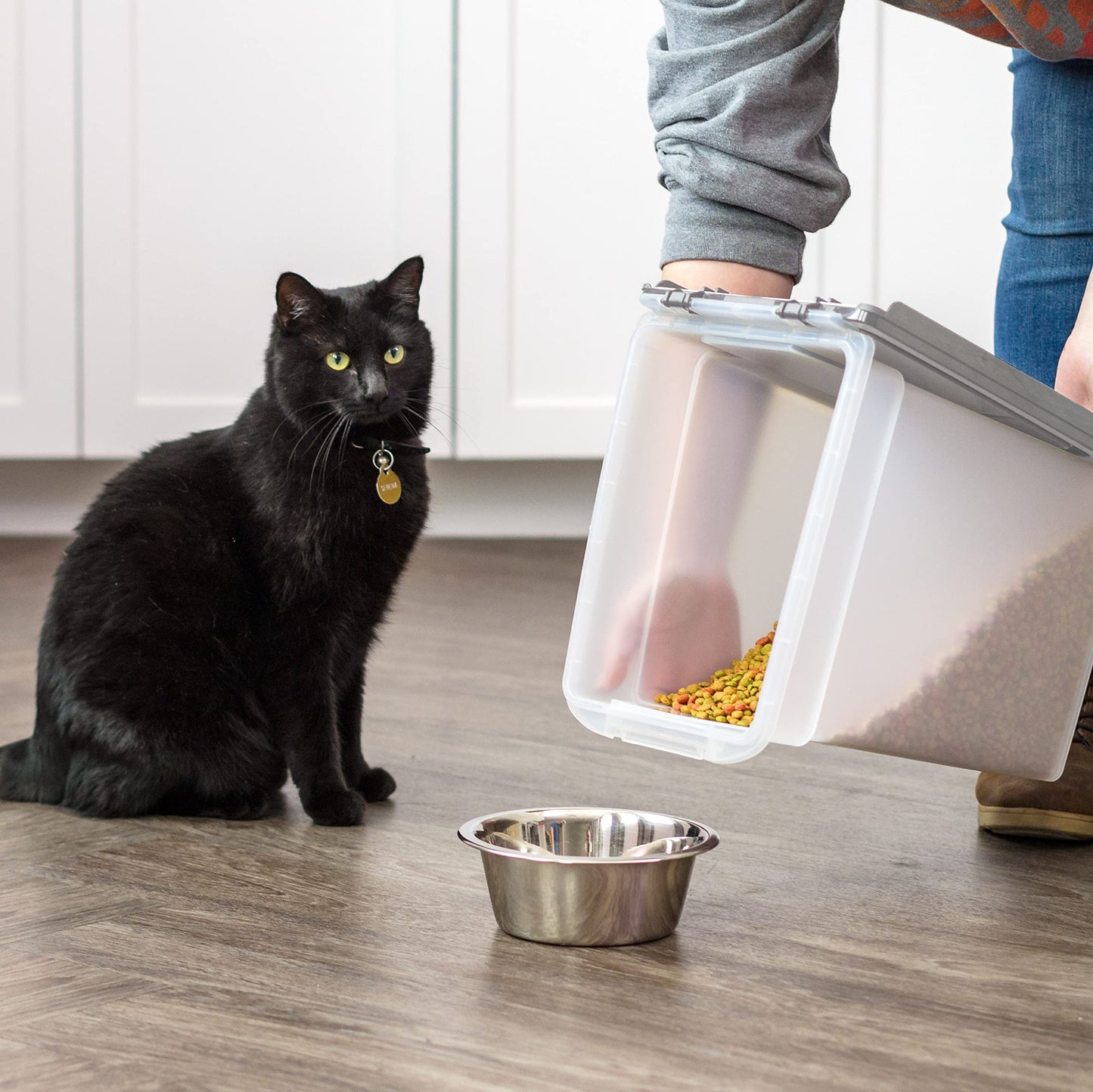 IRIS USA Dog Food Storage Container. Chosen for real quality, fits naturally into modern pet homes.