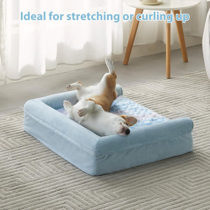 BFPETHOME Dog Beds for Large Dogs, Orthopedic Dog Bed for Medium Large Dogs,Big Waterproof Couch Pet Bed with Removable Washable Cover