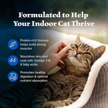 Blue Buffalo Wilderness High Protein, Natural Adult Indoor Dry Cat Food, Chicken 15-lb