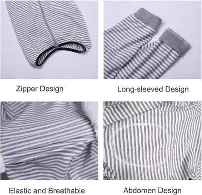 Yeapeeto Dog Onesie Surgery Recovery Suit for Large Medium Bodysuit Dogs Pajamas PJS Full Body for Shedding, Prevent Licking, Wound Protection, Cone Alternative (4X-Large (Pack of 1), Grey)