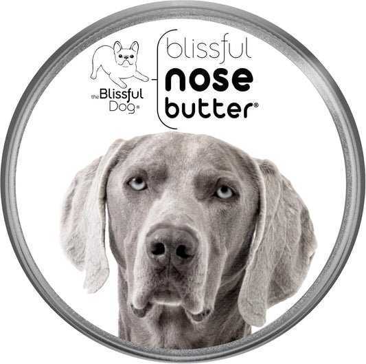 The Blissful Dog Weimaraner Nose Butter for Dry, Cracked Skin, Lick-Safe Dog Nose Balm with