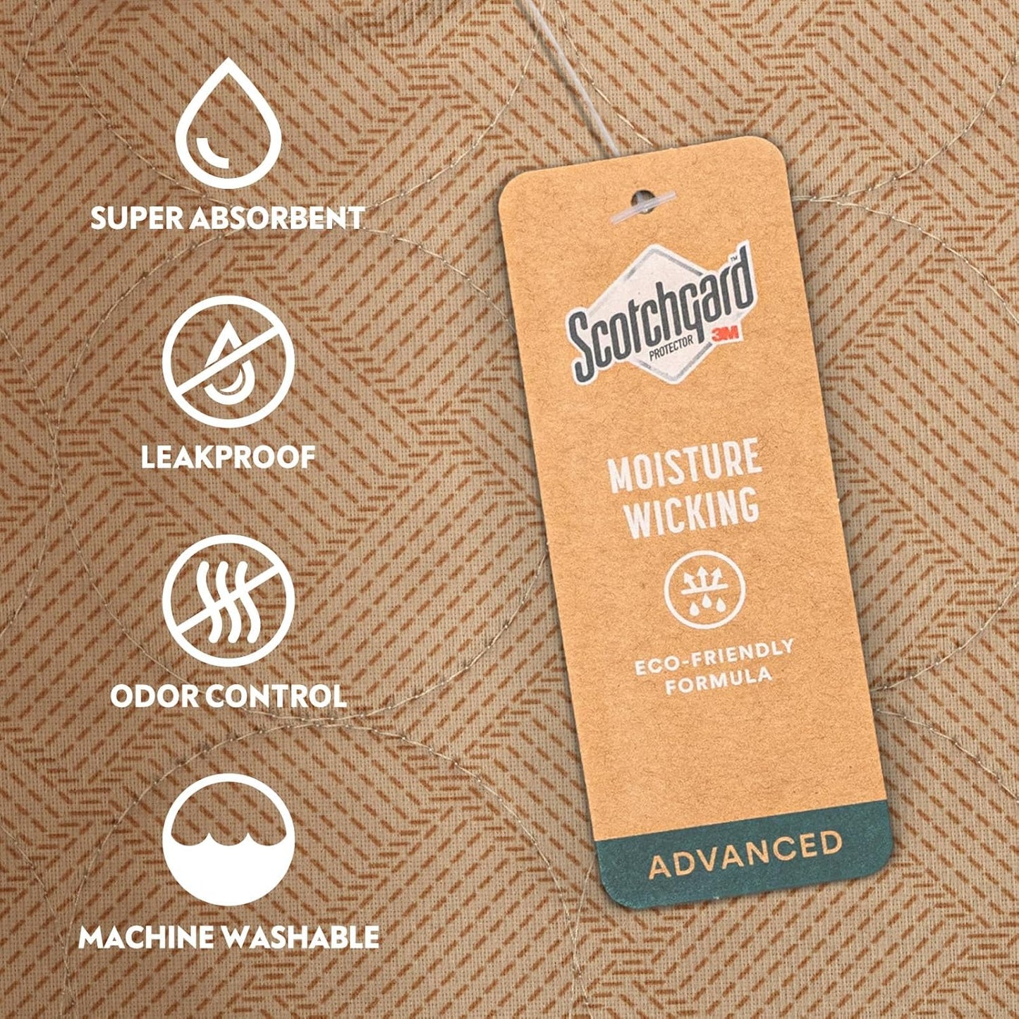 Paw Inspired Washable Pee Pads for Dogs, Leakproof, Non-Slip Reusable Puppy Pads for Potty Training, Whelping, Waterproof Mat (48x60 Inch, Pack of 1)