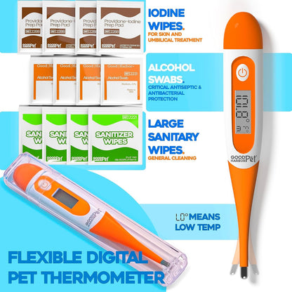 GoodHarborPet|Birthing Essentials Kit for Newborn Puppy, Kitten & Pets