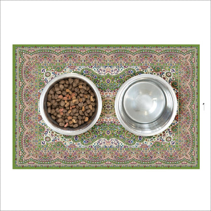 LOVEWAG Washable Dog Pee Pads, 24" x 16", Waterproof, Non-Slip, Super Absorbent, Reusable Machine-Washable, 2-Pack (Peacock Garden)