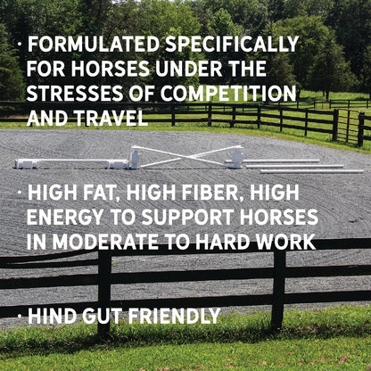 New Country Organics | Elite Horse Feed for Horses Under The Stresses of Competition and Travel | Corn-Free and Soy-Free | 14% Protein | Certified Organic and Non-GMO | Grain & Oats Feeder 40 lbs