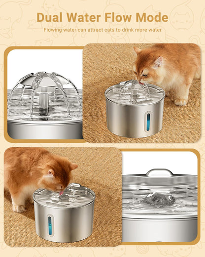 Cat Water Fountain Stainless Steel. Chosen for real quality, fits naturally into modern pet homes.