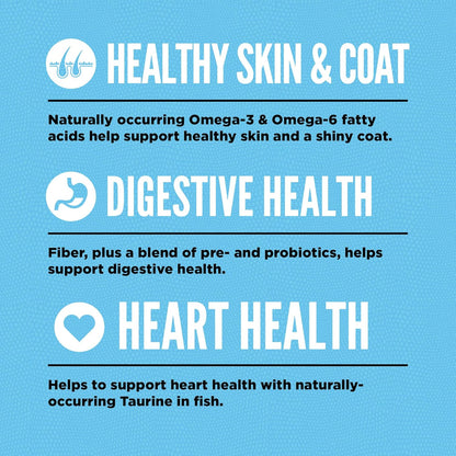 ORIJEN Grain Free High Protein Premium Dry Cat Food Six Fish Recipe 4lb Bag