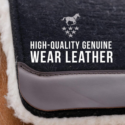 Professional's Choice 100% Steam-Pressed Wool Felt Saddle pad