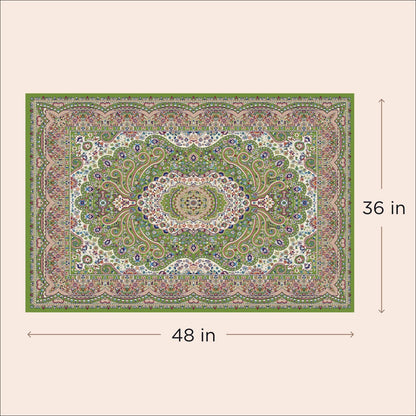 LOVEWAG Washable Dog Pee Pads, 24" x 36", 3 Waterproof, Non-Slip, Super Absorbent, Reusable Machine-Washable, 2-Pack (Peacock Garden)