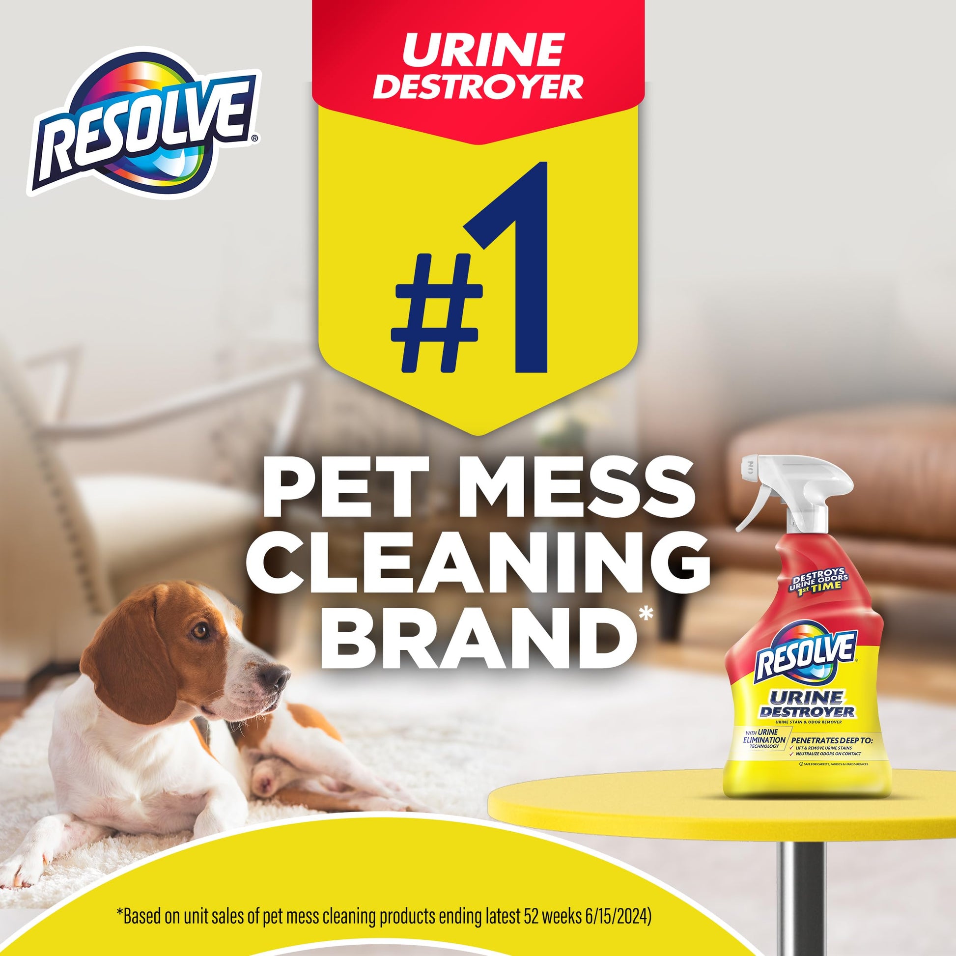 Resolve Urine Destroyer Spray. Chosen for real quality, fits naturally into modern pet homes.