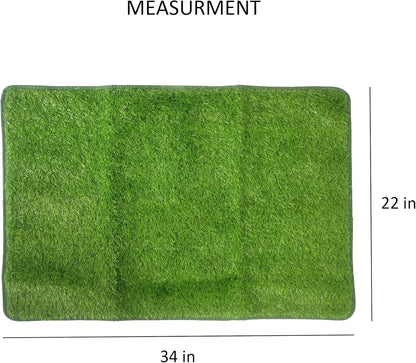 Artificial Grass Turf Pad for Dog Potty Training 22 x34 in (Replacement Grass)