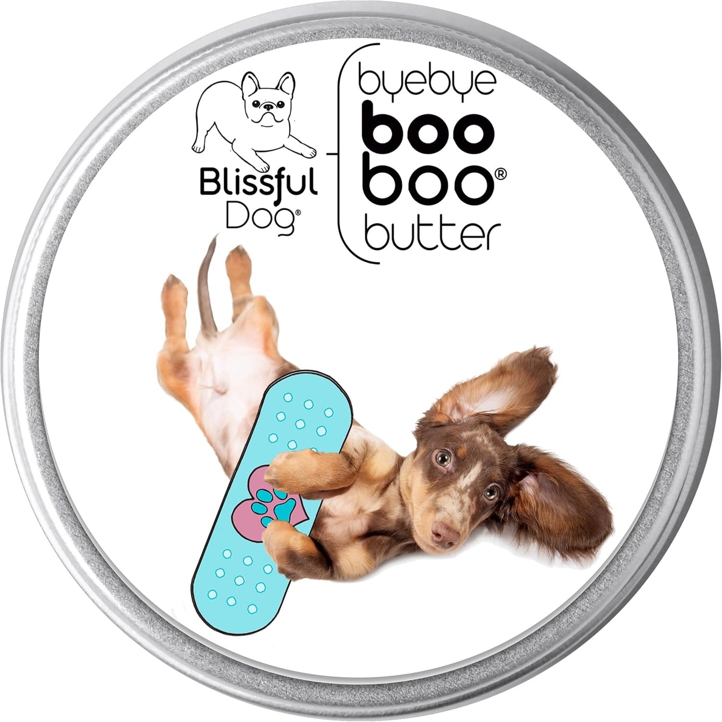 The Blissful Dog 8 oz TIN Dachshund Booboo Butter