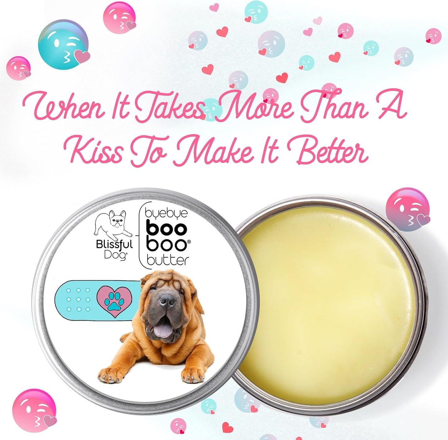 The Blissful Dog 8 oz TIN Chinese Shar Pei Booboo Butter