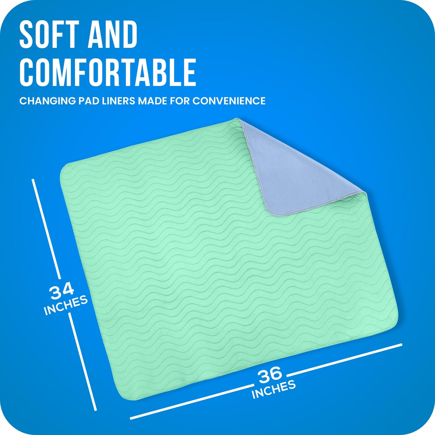 4 Pack Washable Pee Pads for Dogs 34" x 36". Chosen for real quality, fits naturally into modern