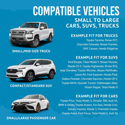 Bulldogology Dog Car Seat Cover for Back Seat 58"x56" Waterproof Pet Seat Cover SUV - Seat Cover for Dogs - Back Seat Protector - Dog Hammock for Car, Seat Cover for Truck (Large)