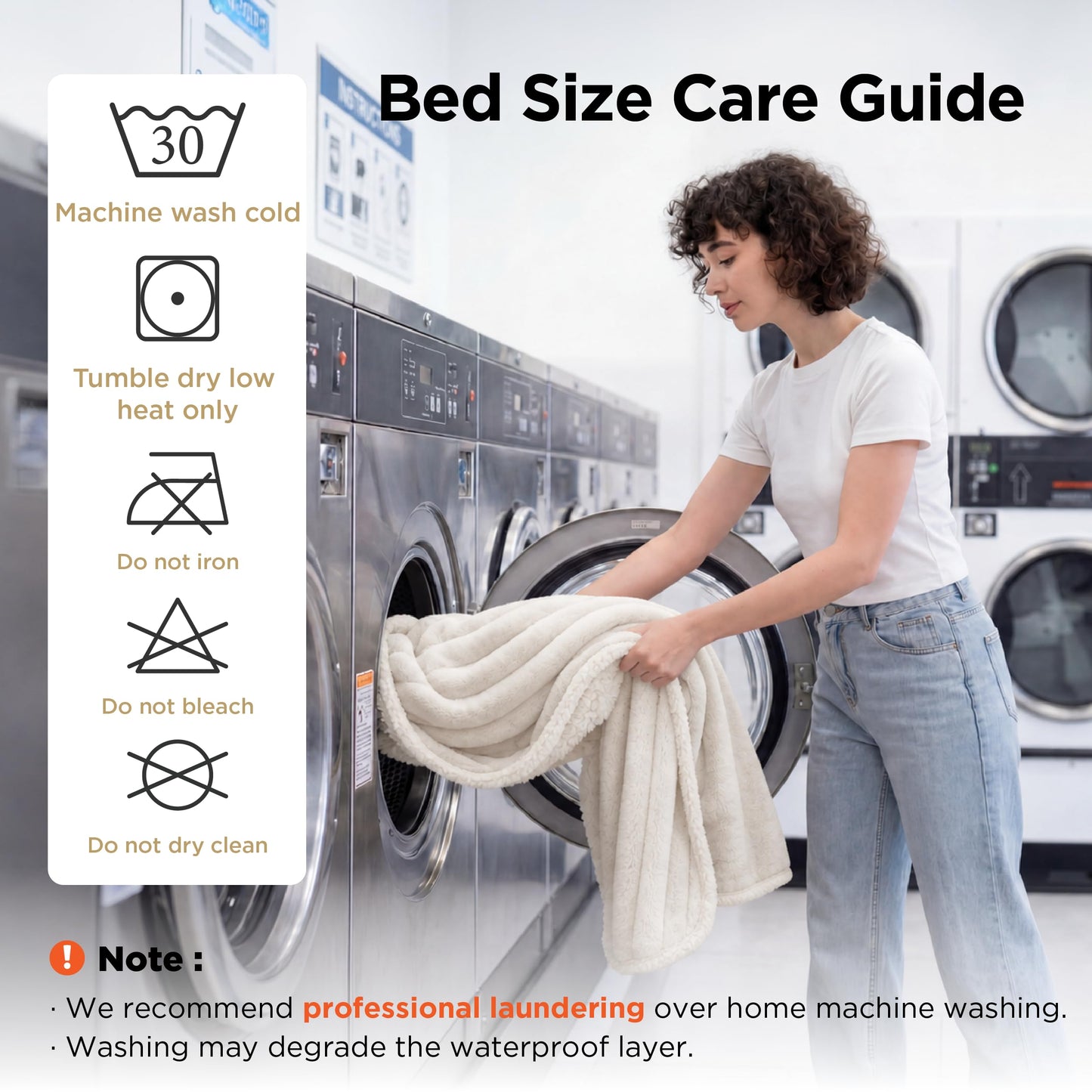 Bedsure ComfyFleece™ Waterproof Blanket for Bed. Chosen for real quality, fits naturally into