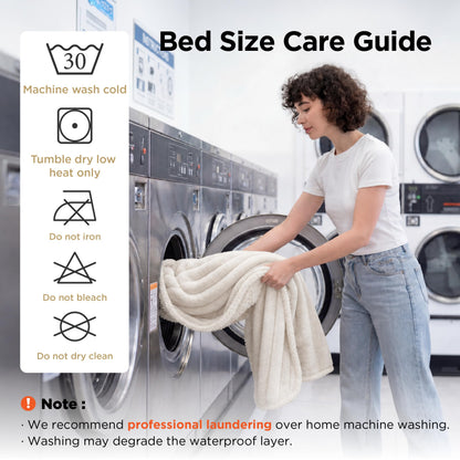 Bedsure ComfyFleece™ Waterproof Blanket for Bed. Chosen for real quality, fits naturally into
