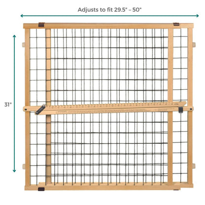 MYPET Wire Mesh Dog Gate: 29.5". Chosen for real quality, fits naturally into modern pet homes.