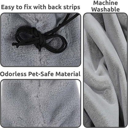 SIMENA Bird Blanket for Cage, Corner Fleece Bed for Birds, Cozy Bird Warmer, Parrot House for Cage, Cuddle Nest Hanging Toy for Lovebirds Parakeet (Medium)