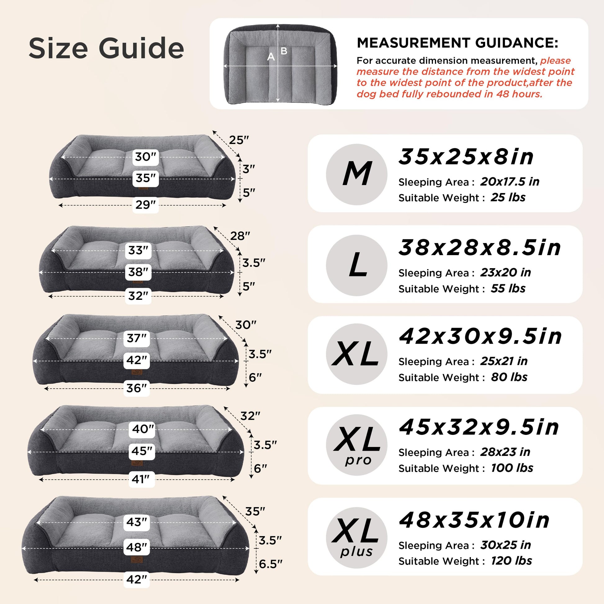 Bedsure SupportMax™ Extra Thick Orthopedic XL Dog Beds. Chosen for real quality, fits naturally