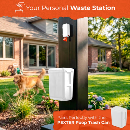 PEXTER Dog Poop Bag Dispenser. Chosen for real quality, fits naturally into modern pet homes.