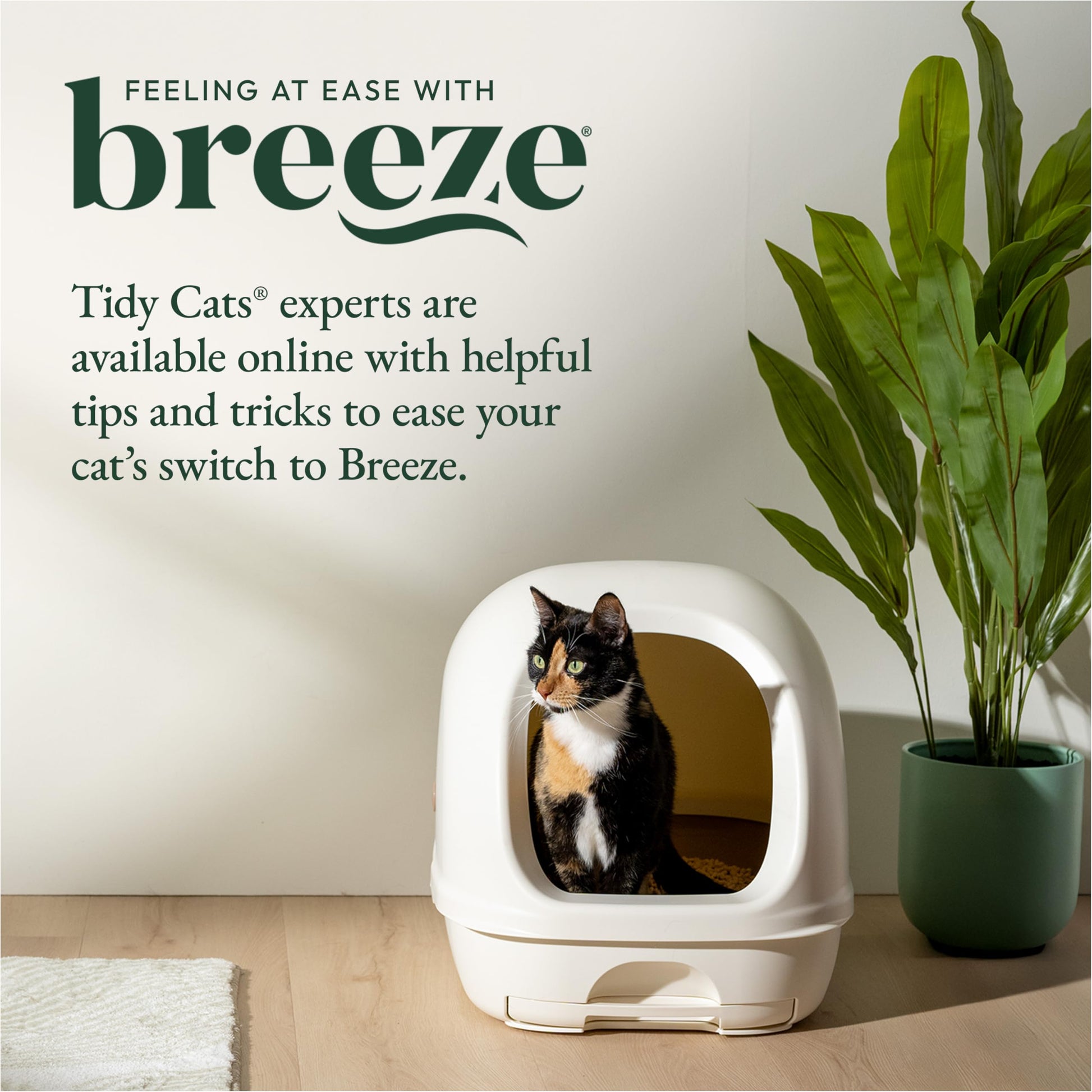 Purina Tidy Cats Breeze Covered Cat Litter Box System. Chosen for real quality, fits naturally into