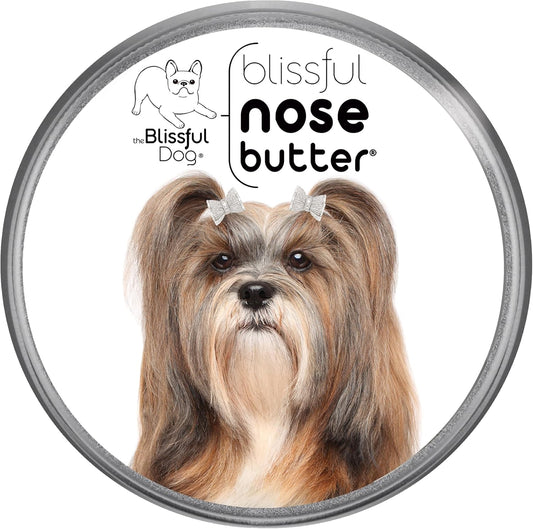 The Blissful Dog Lhasa Apso Nose Butter for Dry, Cracked Skin, Lick-Safe Dog Nose Balm with