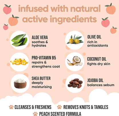 Curly Coat Dog Shampoo by Buddycare | with Aloe Vera and Pro Vitamin B5 (50.72oz)