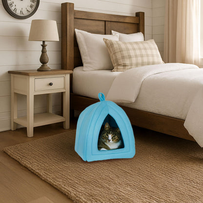 PETMAKER Cat House Indoor Bed with Removable Foam. Chosen for real quality, fits naturally into