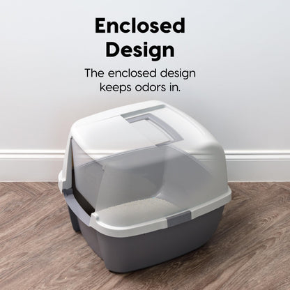 IRIS USA Large Front Door Cat Litter Box. Chosen for real quality, fits naturally into modern pet