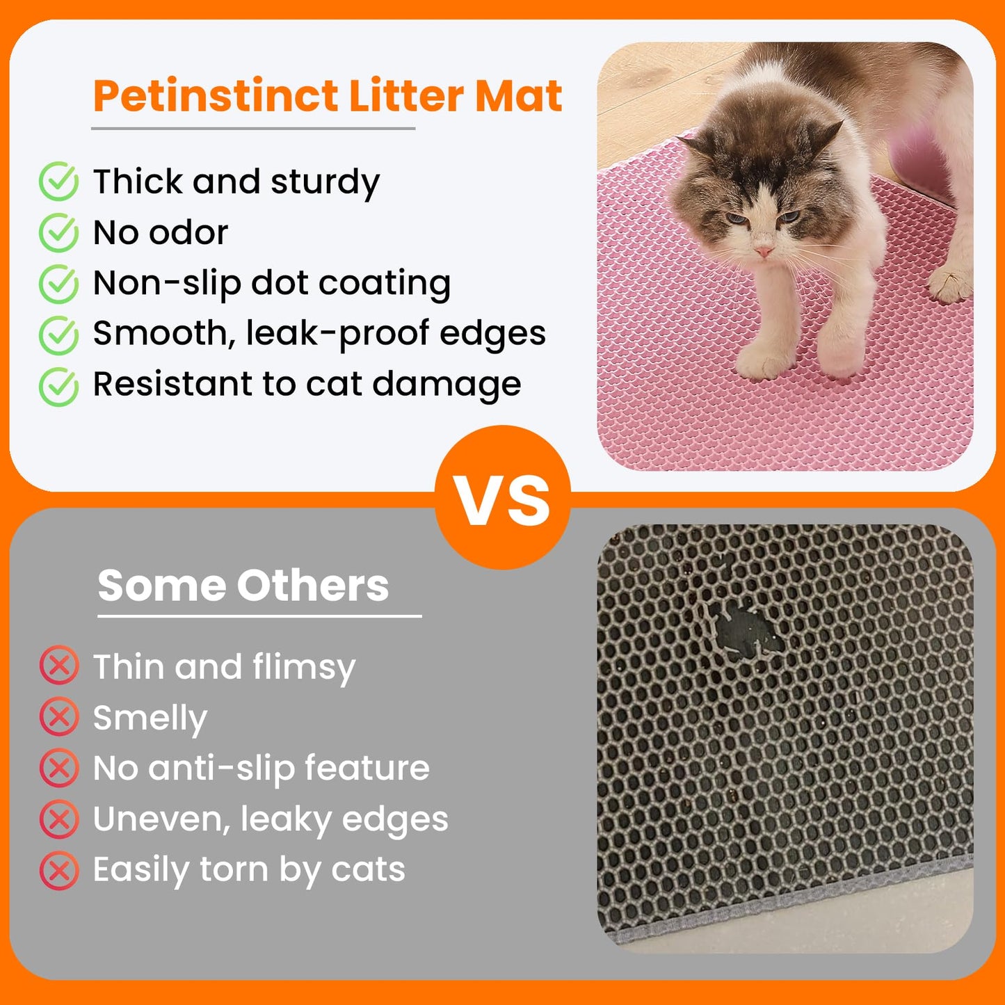 Petinstinct Cat Litter Mat. Chosen for real quality, fits naturally into modern pet homes.