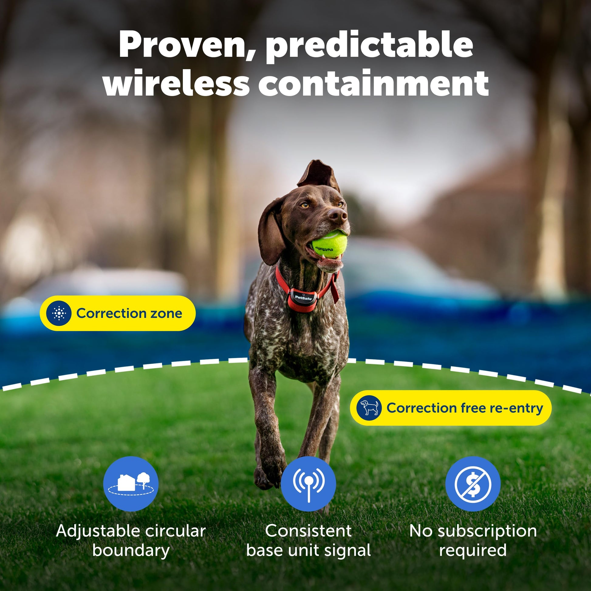 PetSafe Stay & Play Wireless Fence for Stubborn Dogs. Chosen for real quality, fits naturally into