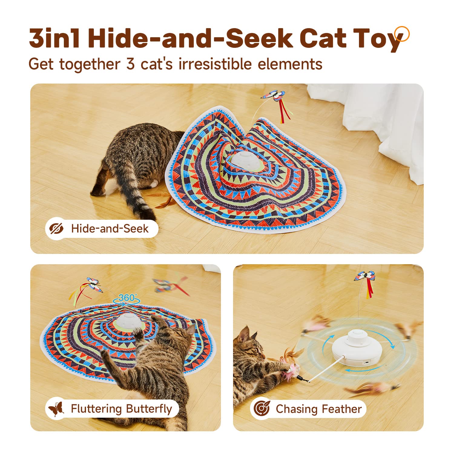 Potaroma Cat Toys Chargeable. Chosen for real quality, fits naturally into modern pet homes.