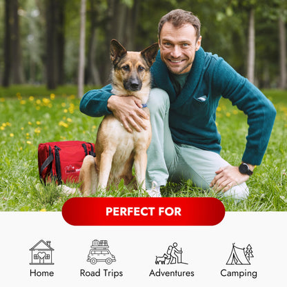PetVet Medic Cat & Dog First Aid Kit with Thermometer. Chosen for real quality, fits naturally into