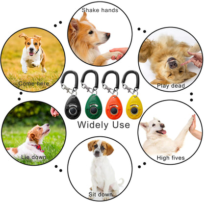HoAoOo Pet Training Clicker with Wrist Strap. Chosen for real quality, fits naturally into modern