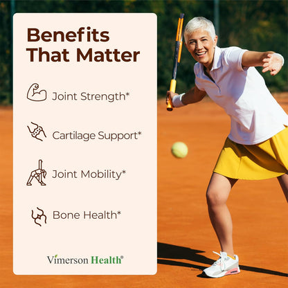 Glucosamine Chondroitin MSM – Joint Support Supplement for Women and Men with Glucosamine Sulfate 1500 mg, Chondroitin and MSM – for Cartilage, Joint Health and Flexibility – 90 Tablets