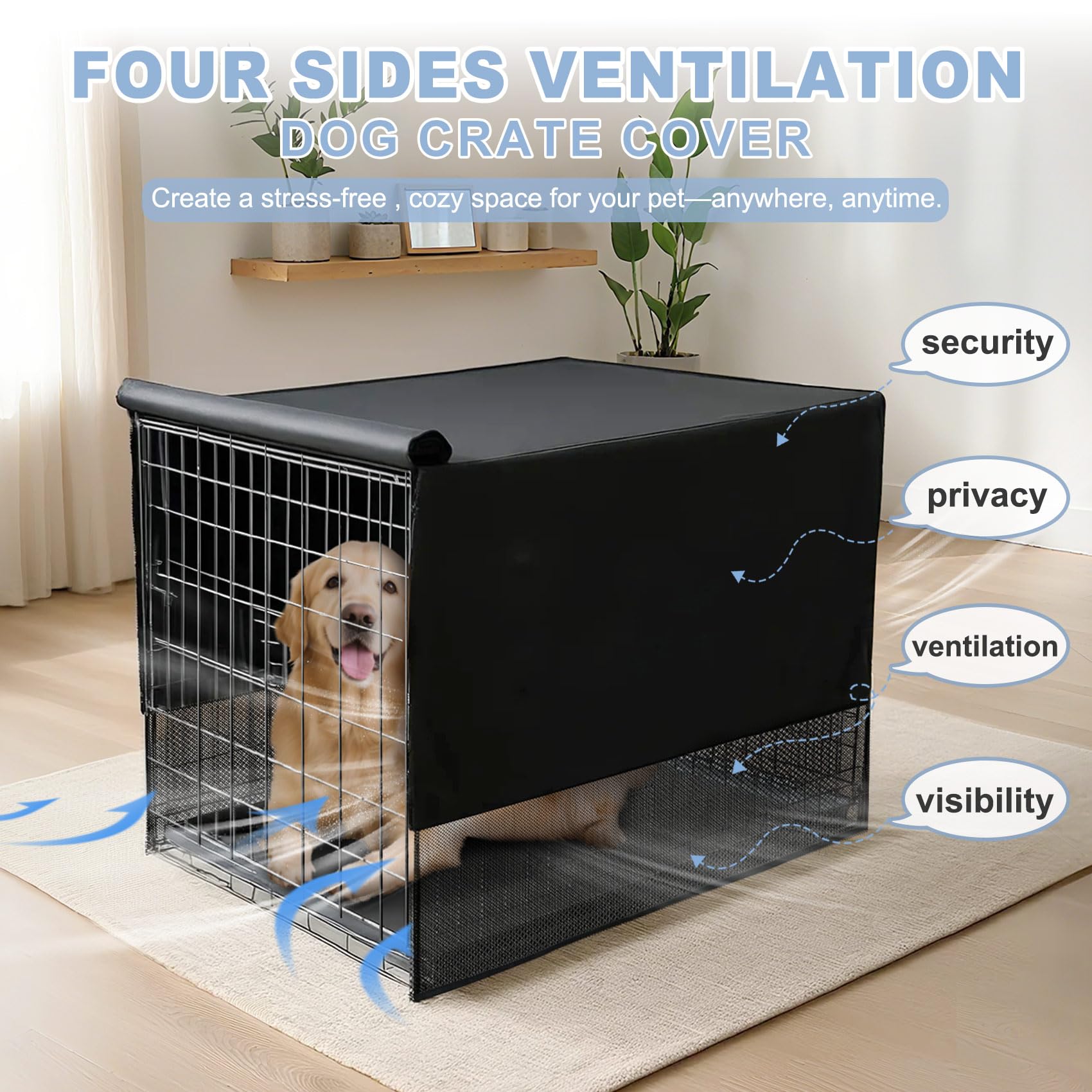 Explore Land Breathable Dog Crate Cover. Chosen for real quality, fits naturally into modern pet