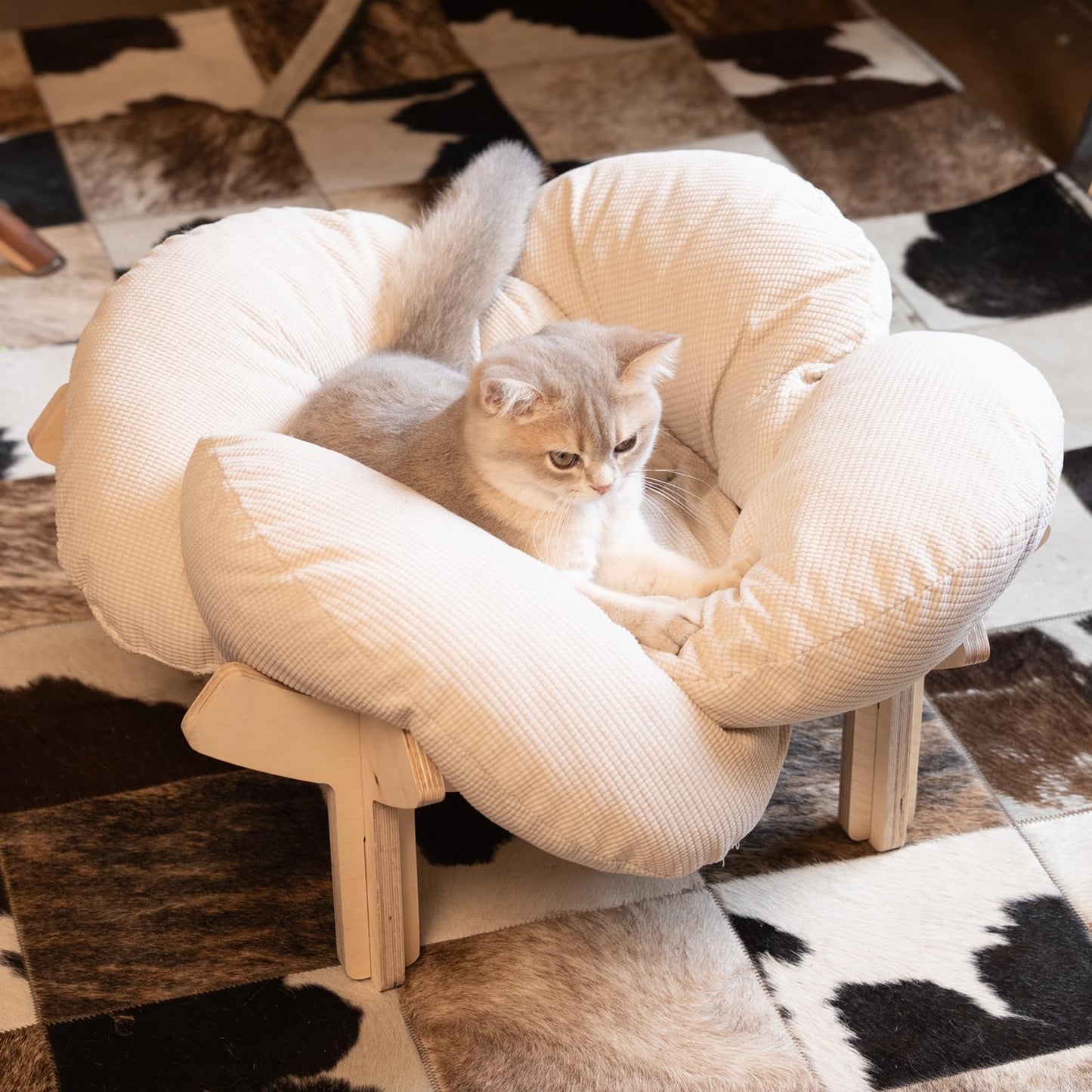 CHEERHOME PETS Elevated Cat Bed for Indoor Cats Couch. Chosen for real quality, fits naturally into