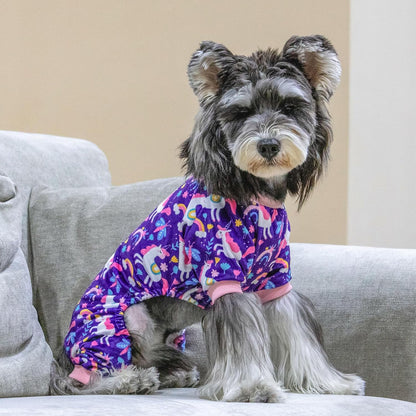 CuteBone Dog Halloween Pajamas Puppy Onesies Small Dogs Soft Pjs Coat Cat Apparel Comfy Pet Christmas Clothes Outfit Doggie Bodysuit P291L