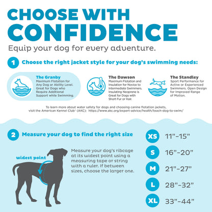 Outward Hound Granby Splash Dog Life Jacket. Chosen for real quality, fits naturally into modern