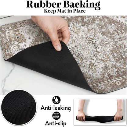 Dog Food Mats for Floors, Absorbent Dog Bowl Mat for Food and Water Dispenser Mat, Quick Dry Cat Food Mat Pet Supplies