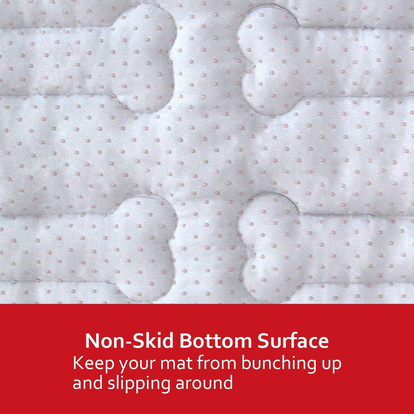 Dog Crate Mat (24" X 18"), Soft Dog Bed Mat with Cute Prints, Personalized Crate Pad, Anti-Slip Bottom, Machine Washable Kennel Pad