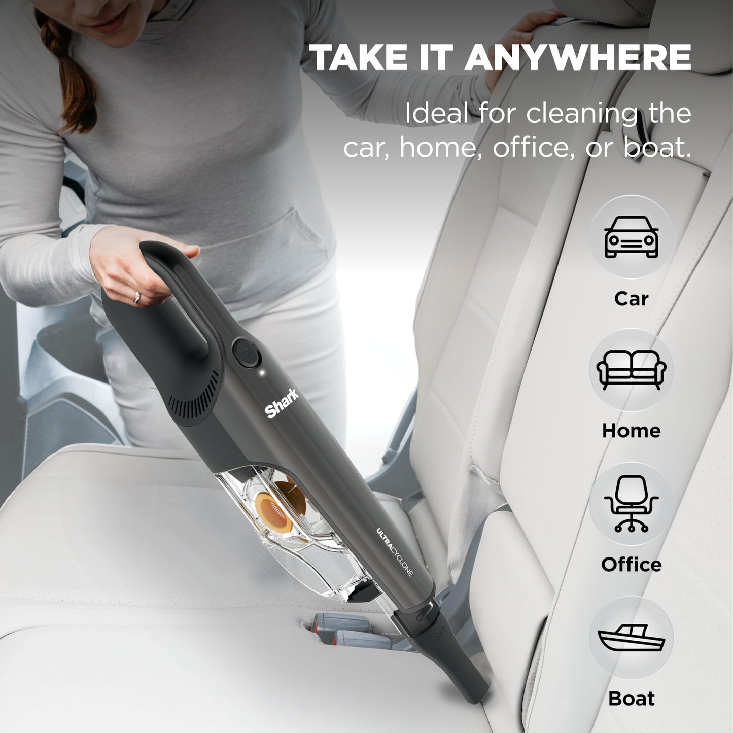 Shark UltraCyclone Pet Pro Plus Cordless Hand Vacuum. Chosen for real quality, fits naturally into