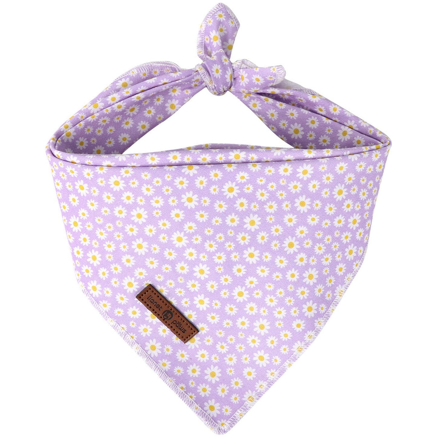 Lionet Paws Spring Daisy Dog Bandana Washable Cotton. Chosen for real quality, fits naturally into